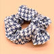 Scrunchies Πιε Ντε Πουλ Λαστιχάκι Μαλλιών Γαλάζιο