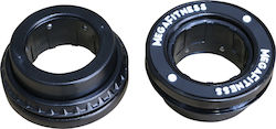 MegaFitness Lock-Jaw Collars for Dumbbells / Barbells Set of 2 Olympic Type Ø50mm