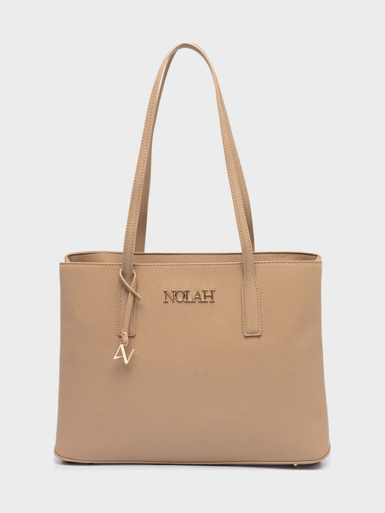 Nolah Valia Damen Schultertasche Beige