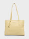 Valia Damen Schultertasche Gelbe