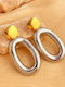 Stud Earrings Made of Steel
