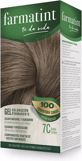 Farmatint Haarfärbemittel 7c-ash Blonde 5x150ml
