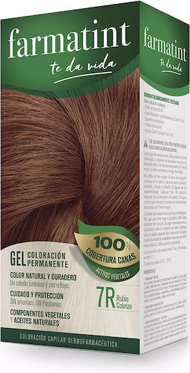 Farmatint Farmatint Permanente Haarfärbemittel 7R Copper Blond 5x150ml