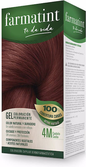 Farmatint Βαφή Μαλλιών 4m-mahogany Chestnut 5x150ml