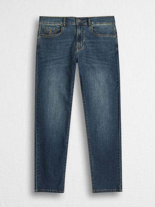 Malboro Classics Pantalon De Blugi Pentru Bărbați Regular Fit Albastru