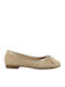 Women's Ballerina Shoes in Beige Colour