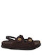 Women's Flat Sandals Brown