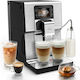 Krups Experience Automat Espressoare 1550W Presiune 15bar pentru Cappuccino cu Râșniță Gri 1386990