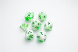 Gamegenic Glow Series Rpg Dice Set Toxic Stones
