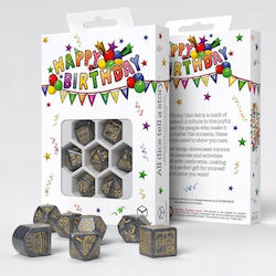 Birthday Dice Set Confetti