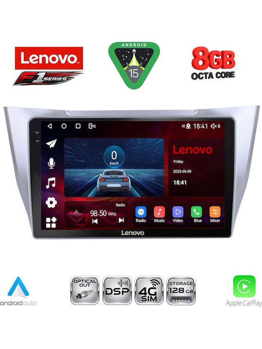 Lenovo Car Audio System for Lexus RX300 2003-2008 Bluetooth USB WiFi GPS Apple CarPlay Android Auto with 10" Touch Screen
