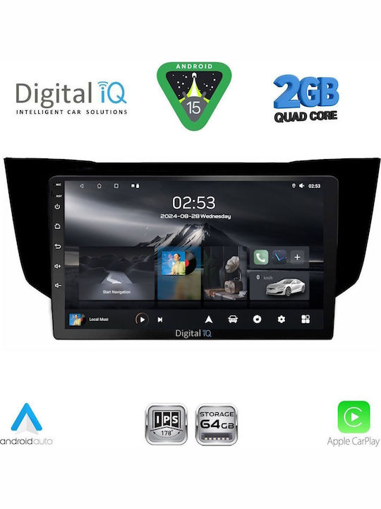Digital IQ Car Audio System for Lexus RX300 2003-2008 Bluetooth USB WiFi GPS Apple CarPlay Android Auto with 9" Touch Screen