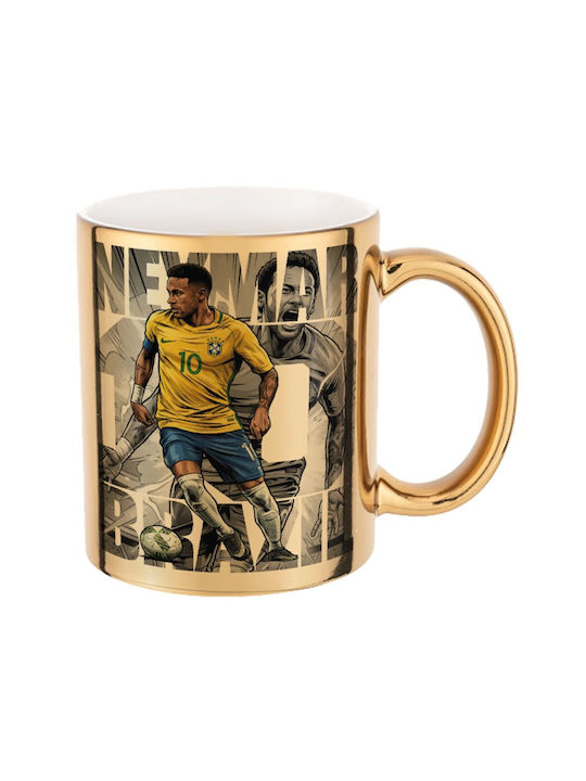Koupakoupa Neymar Ceramic Mug Gold 330ml