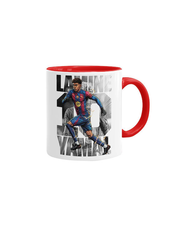 Koupakoupa Lamine Yamal Ceramic Mug Red 330ml