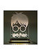 World of Wood Led Kids Decorative Lamp Harry Potter Multicolor 22x15cm