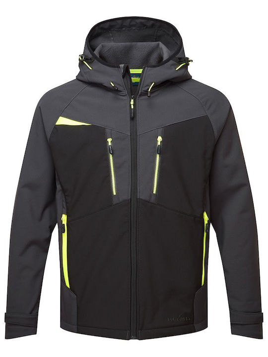 Portwest Jachetă De Lucru Cu Elemente Reflectorizante Softshell Gri