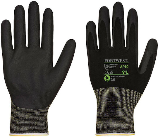 Portwest Portwest Sicherheitshandschuhe Schwarz Nitril