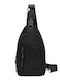 Men's Black Sling Bag