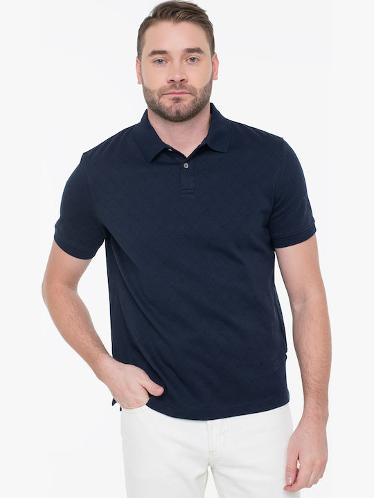 Guess Polo Μπλούζα Κοντομάνικη Dark Blue