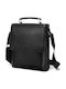 Leder Herren Tasche Schulter / Crossbody Schwarz
