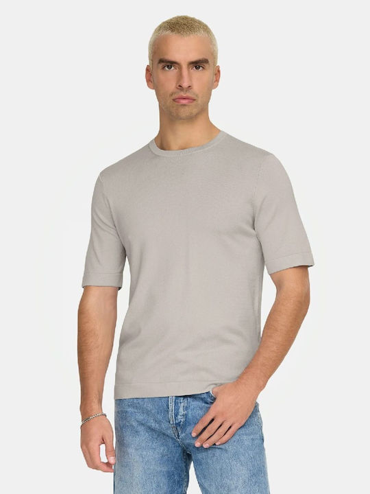 Only & Sons Bluză Argintie