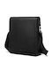 Leder Herren Tasche Schulter / Crossbody Schwarz