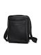 Leather Men's Shoulder / Crossbody Bag Black