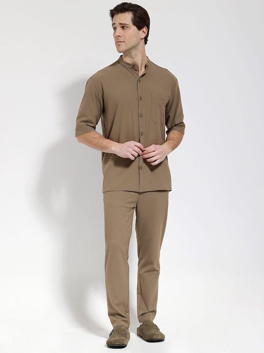 Tresor Tresor Herrenhosen Elastisches Beiges