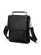 Leder Herren Tasche Schulter / Crossbody Schwarz