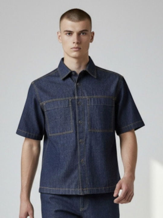Vittorio Artist Μακρυμάνικo Overshirt Flavio Bl...