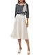 Women's Blouse Striped Blue