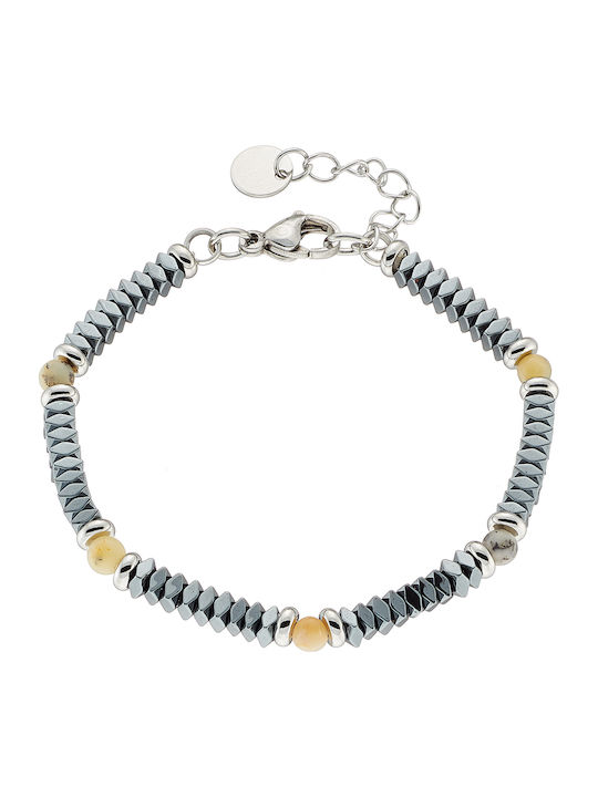 Art Collection Men's Bracelet Made of Stainless Steel