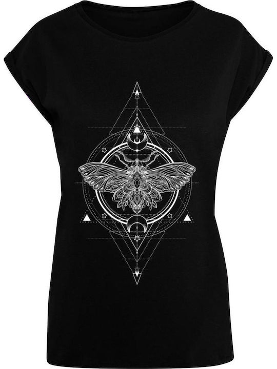 Mister Tee Damen T-Shirt Schwarz
