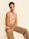 Bluza Damă Din Bumbac Multicolor