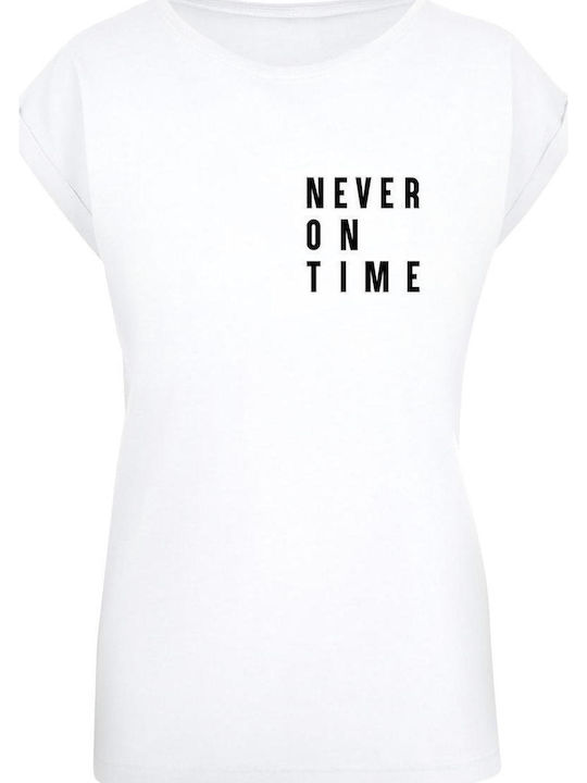Mister Tee Damen T-Shirt Weiß
