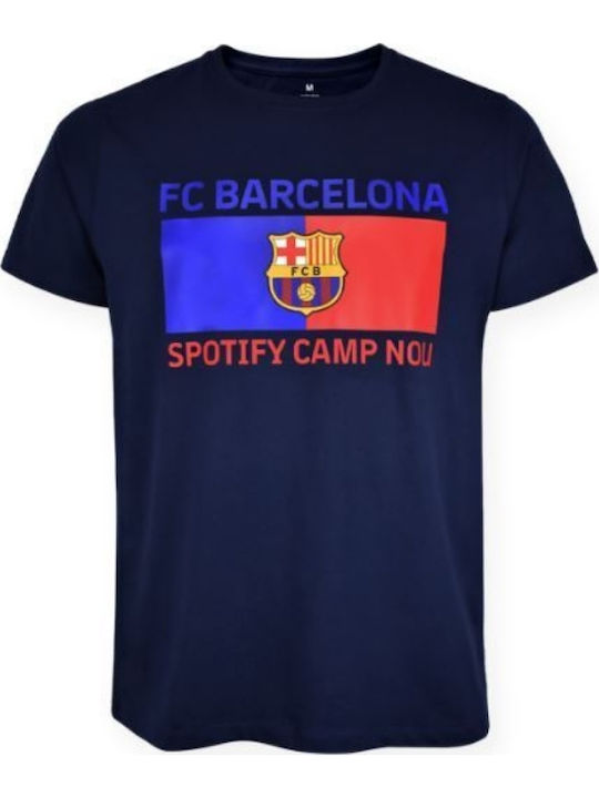 T-shirt Blouse Official Fc Barcelona New Spotify Edition 100% Cotton 535001cblant