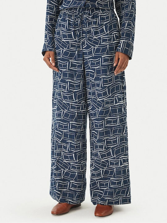 Tommy Hilfiger Women's Linen Trousers Multicolour