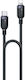 Yesido Braided USB-C To Lightning Cable 27W Black 1.2m