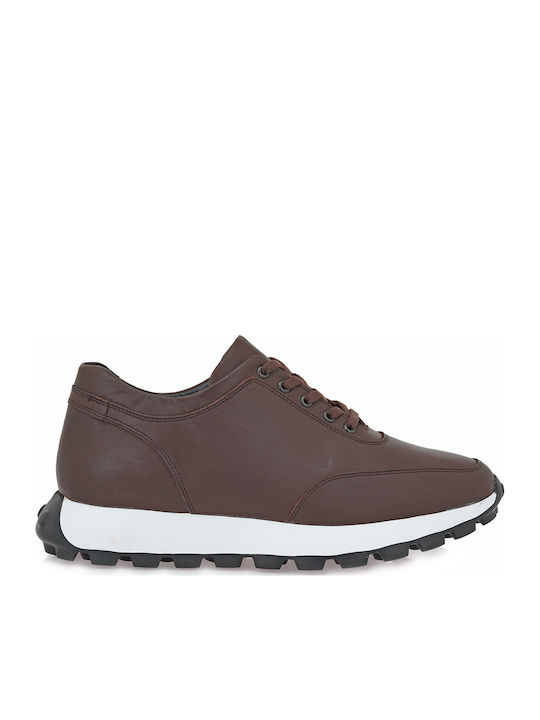 Men's Sneakers Brown Leather
