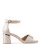 Damen Sandalen Silber