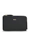 Lenah Leather Women's Card Wallet Black