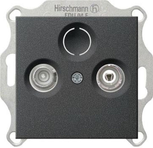 Rtv Socket End Gira System 55 Anthracite