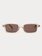 Faos Women's Sunglasses with Beige Horn-Rimmed Frame and Beige Gradient Lens
