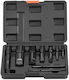 Set 9 Extractors Removing Broken Pipe Threads 1/8" 1/4" 3/8" 1/2" 3/4" 1" Cr-mo Steel
