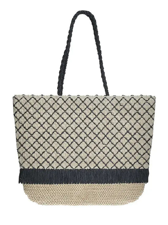 Ble Resort Collection Ecru Wicker Beach Bag