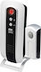 Alecto Wireless Doorbell 36 Melodies Ip44 Rating 30m Range Easy Installation Black Silver