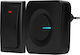 Alecto Ip44 Waterproof Kinetic Wireless Doorbell Range Up To 200 Meters Black