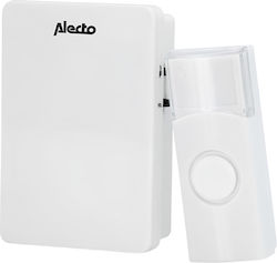 Alecto Wireless Doorbell Ip44 A Range Up To 30m 36 Melodies White