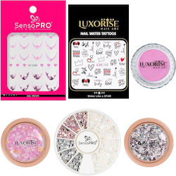 Set Nail Art Sweet Valentine Nails