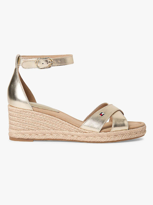Summer Women's Platform Espadrilles Style Gold